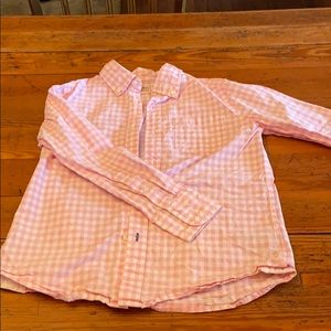 Girls’ Crewcuts pink plains button down
